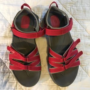 Teva Red Sandals